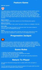 Bonanza Slot Machine Game Feature Screen