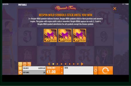 Rapunzels Tower Slot Machine Wild Symbol Screen