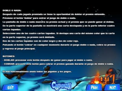 Caveman Slot Machine Nothing Feature Screen