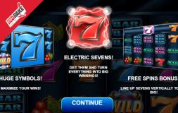 Electric Sevens slot logo