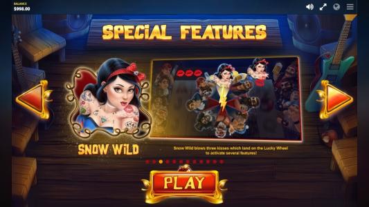 Snow wild and the 7 features Slot Machine Wild Symbol Screen