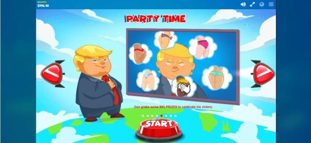 Rocket Man Slot Machine Party Time Bonus Screen