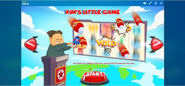 Rocket Man Slot Machine Wild Symbol Screen