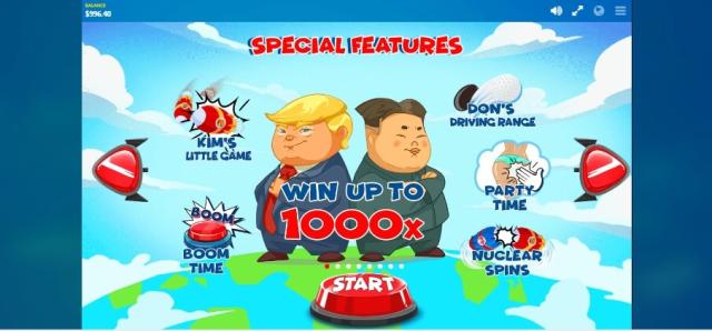 Rocket Man Slot Machine Special Features Bonus Overview Screen