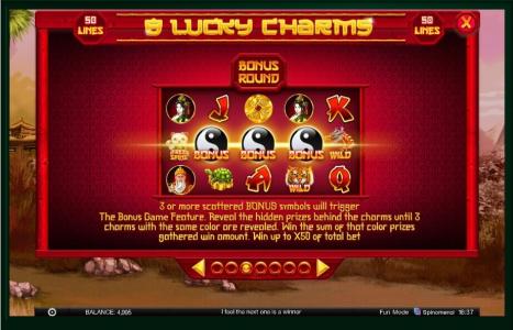88 Lucky Charms Slot Machine Game Bonus Screen