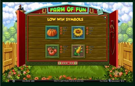 Farm of Fun Slot Machine Wild Symbol Screen