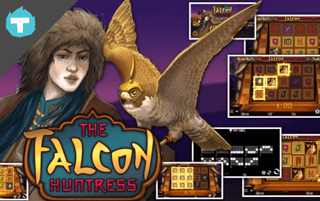 The Falcon Huntress slot logo