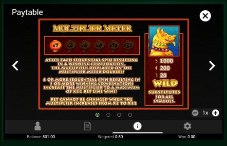 Gong Xi Fa Cai Slot Machine Wild Symbol Screen