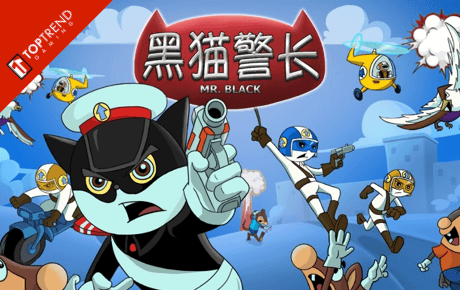 Detective Black Cat slot logo