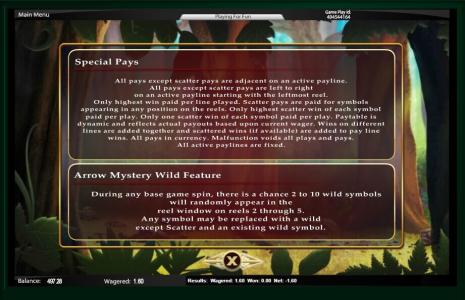 Robin Hood Slot Machine Wild Symbol Screen