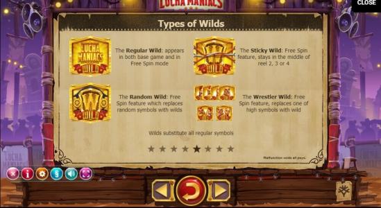 Lucha Maniacs Slot Machine Wild Symbol Screen