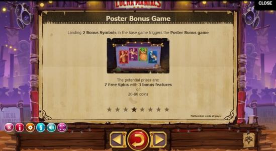 Lucha Maniacs Slot Machine Bonus Symbol Screen