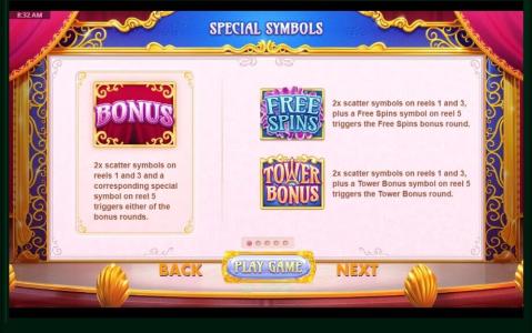Lucky Cabaret Slot Machine Free Spins Bonus Screen