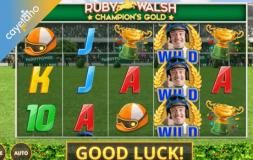 Ruby Walsh Champions Gold slot logo