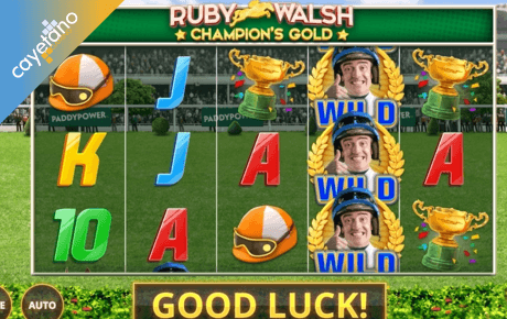 Ruby Walsh Champions Gold slot logo