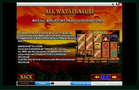 Archer Slot Machine All Ways Feature Screen