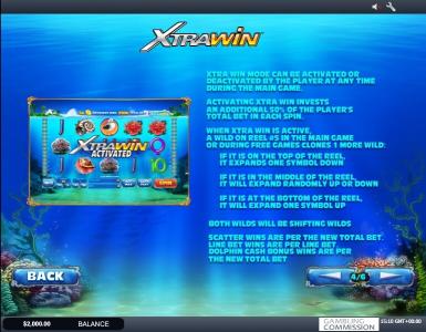 Dolphin Cash Slot Machine Wild Symbol Screen
