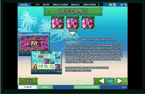 Thai Paradise Slot Machine Free Game Screen