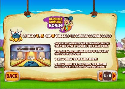 The Flintstones Slot Machine Bonus Game Screen