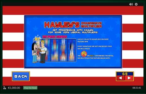 American Dad Slot Machine Free Games Screen