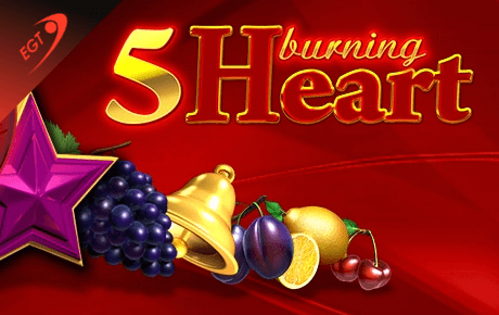 5 Burning Heart slot logo