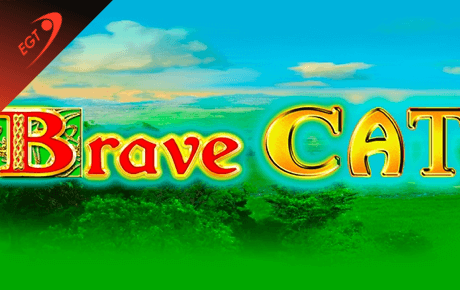 Brave Cat slot logo