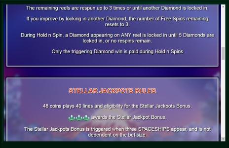 Stellar Jackpots with Serengeti Lions Slot Machine Treasure Jackpot Game Screen