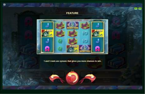 Lucky Xmas Slot Machine Gamble Feature Screen