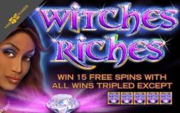 Witches Riches slot logo
