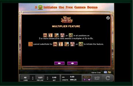 West Journey Treasure Hunt Slot Machine Super Stacks Feature Screen