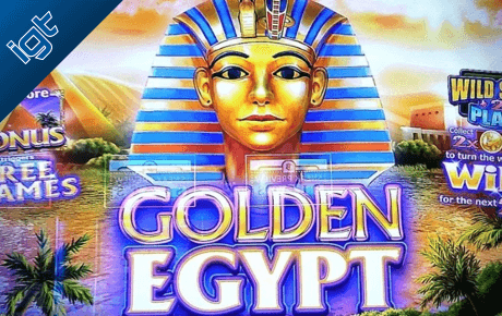 Golden Egypt slot machine logo by IGT