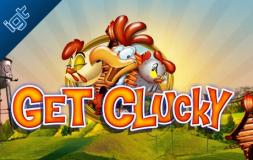 Get Clucky slot logo