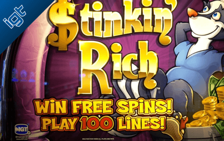 Stinkin Rich slot logo
