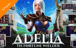 Adelia The Fortune Wielder slot logo