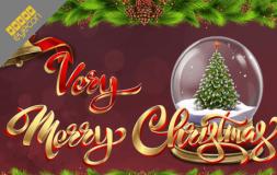 Very Merry Christmas slot logo