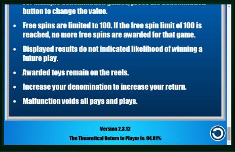 Big Prize Bubblegum Slot Machine Free Spins Bonus Screen