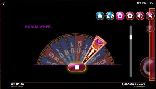 Deco Diamonds Slot Machine Bonus Game Screen