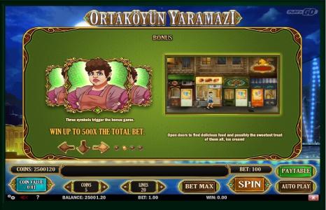 Ortakoyun Yaramazi Slot Machine Bonus Game Screen