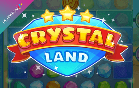 Crystal Land slot logo