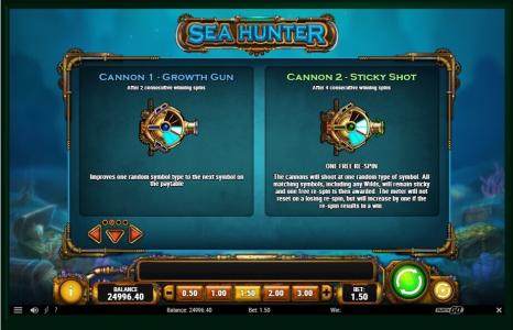 Sea Hunter Slot Machine Sea Hunter Cannon Wild Warhead Screen