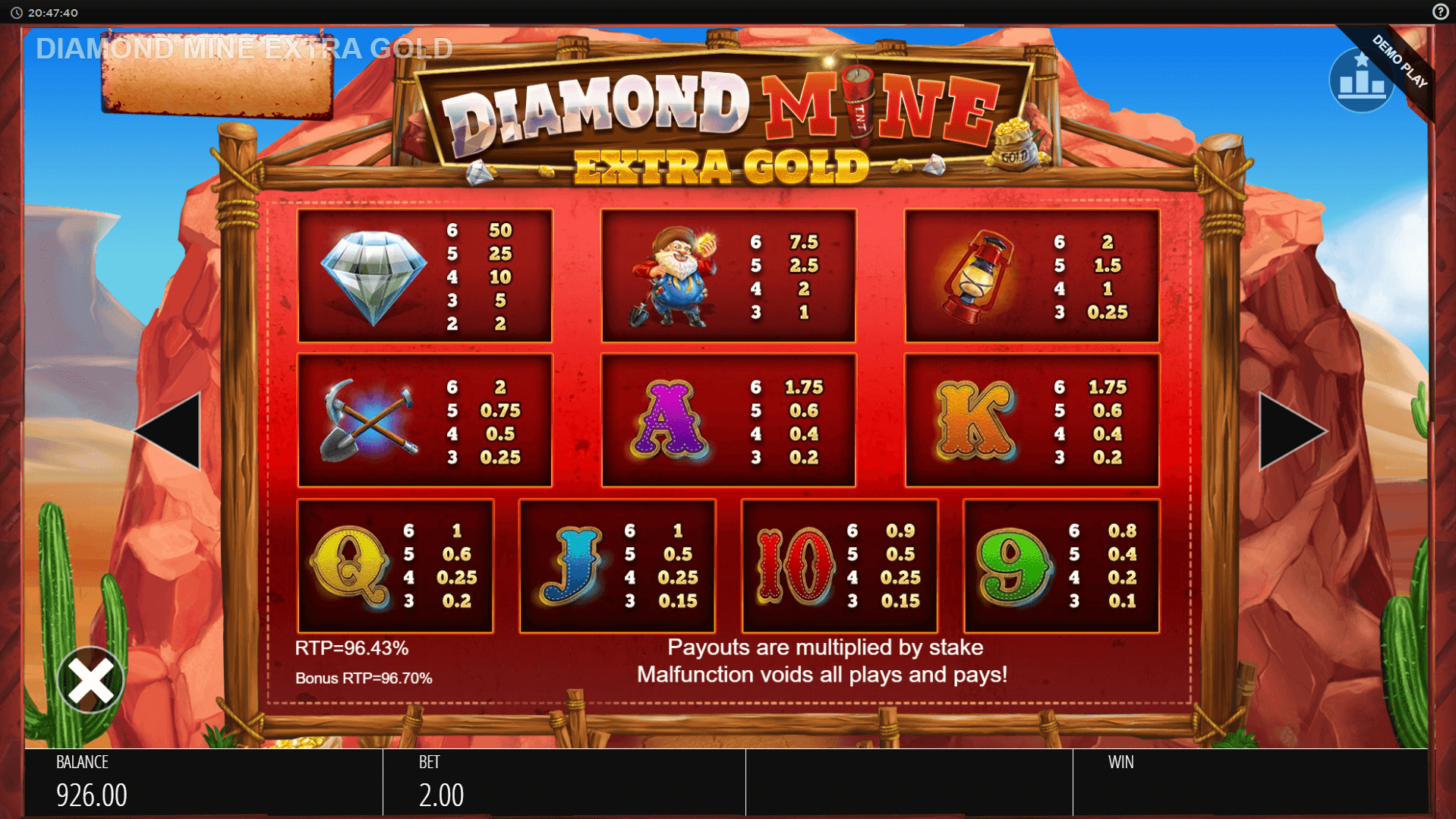 Diamond & Gold Slots Machine
