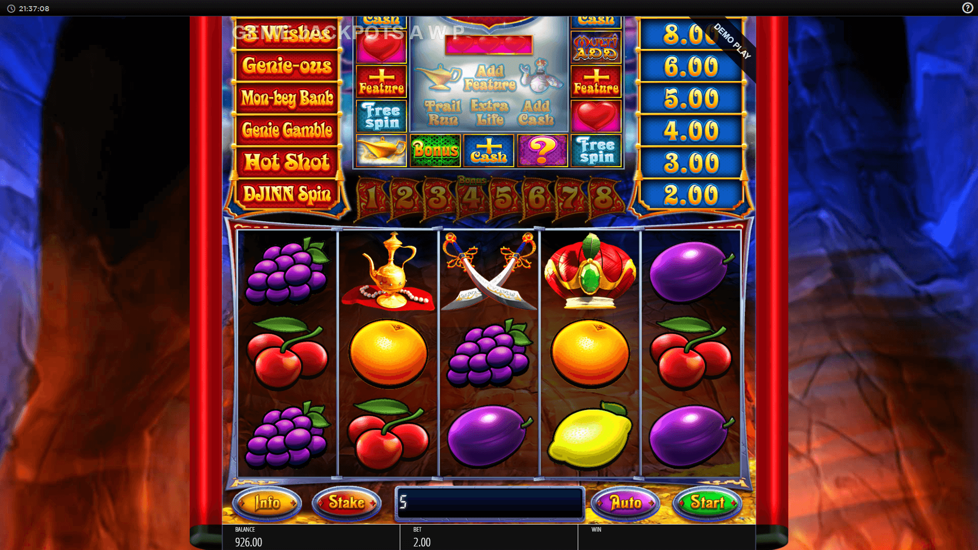 Genie Jackpots Cave of Wonders slot play free