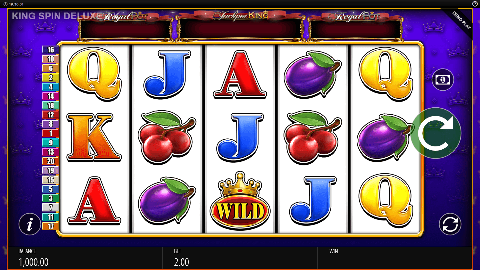 King Spin Deluxe slot play free