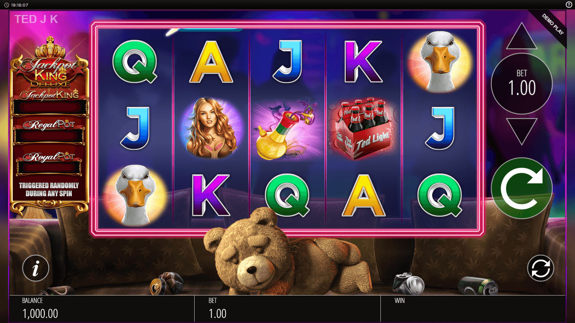 Ted Jackpot King slot play free