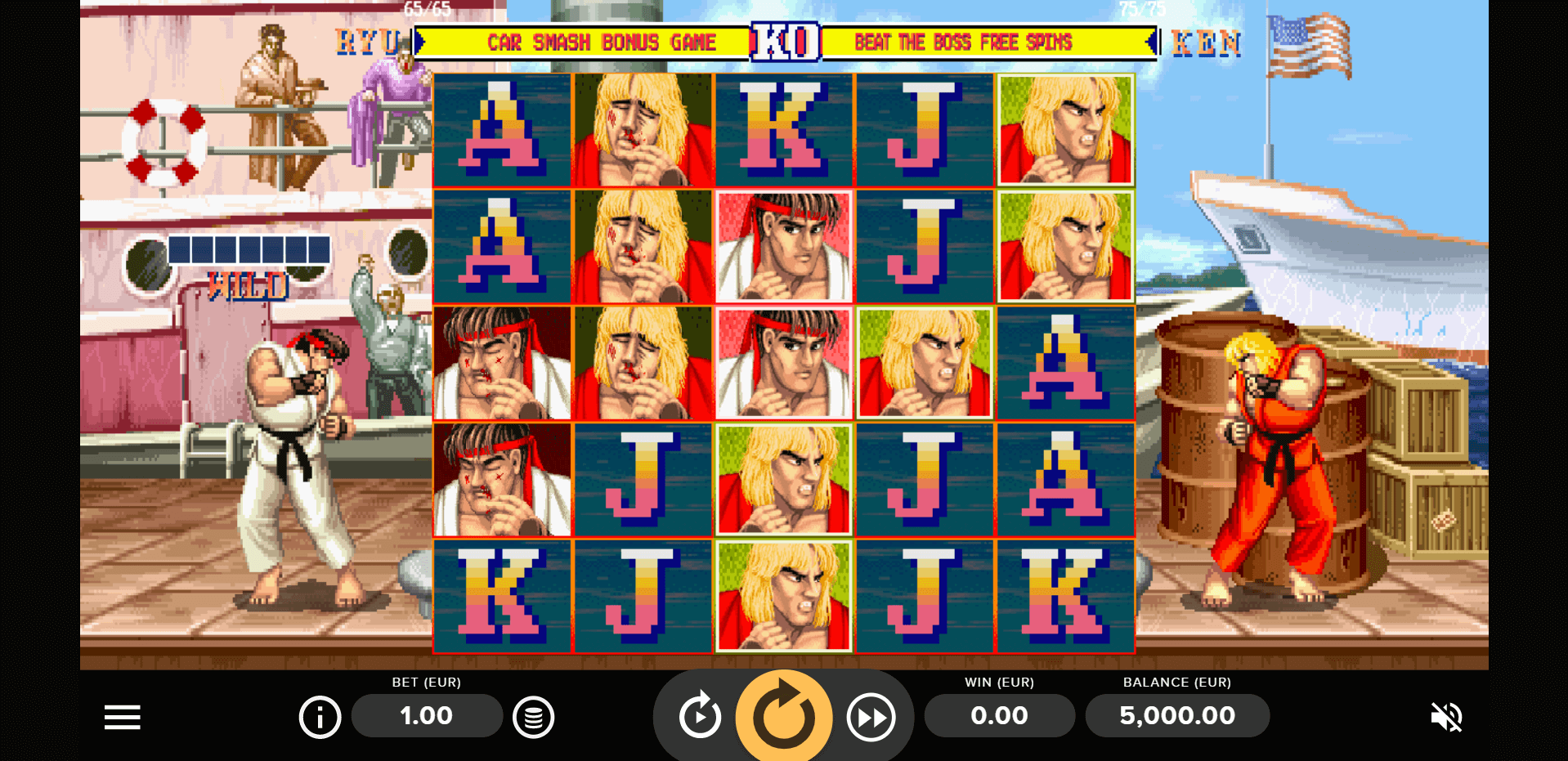 Street Fighter 2 The World Warrior slot play free