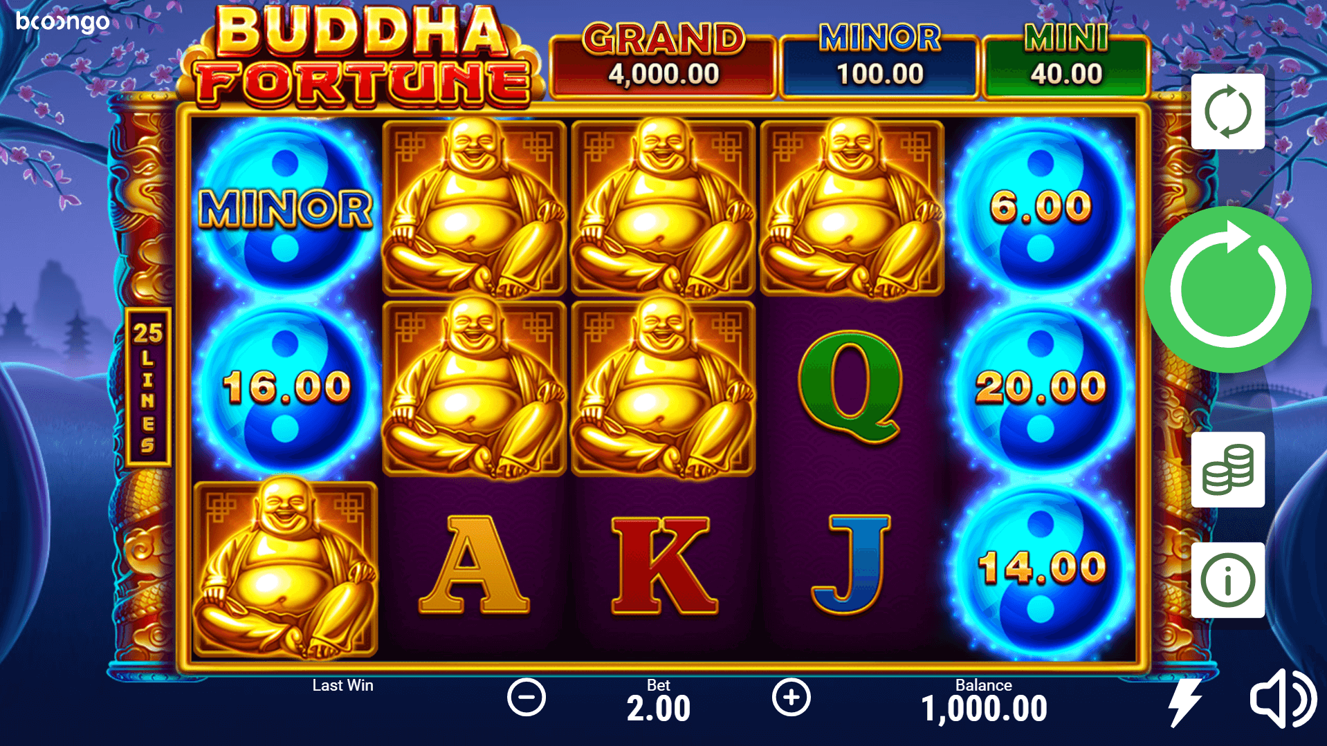 Buddha Fortune Hold and Win slot play free
