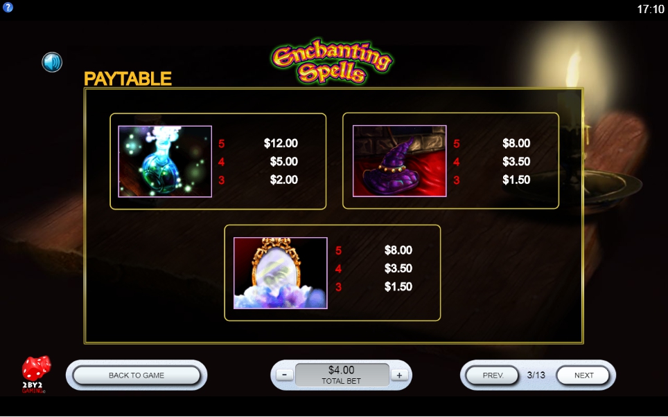 Enchanting Spells Slot Machine