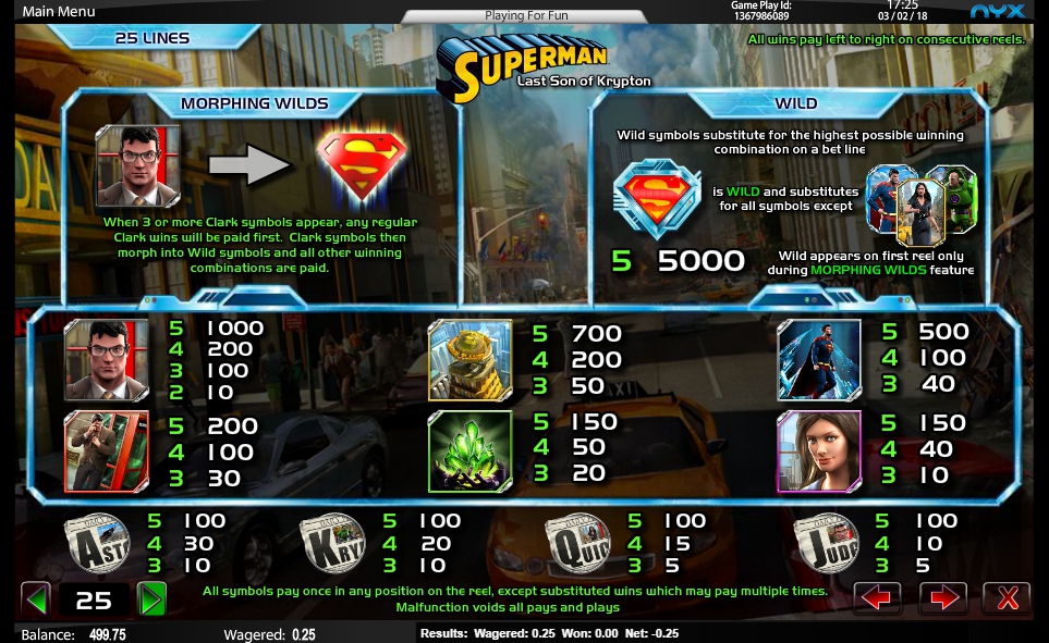Stock superman jackpots slot machine online amaya double