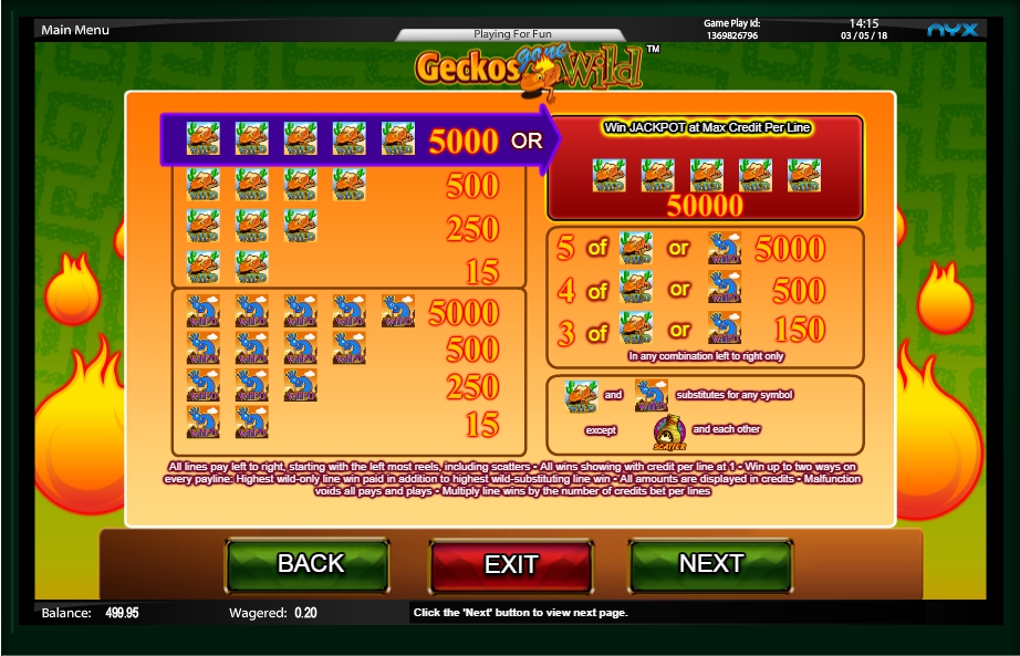 Geckos Gone Wild Slot Machine ᗎ Play FREE Casino Game Online by