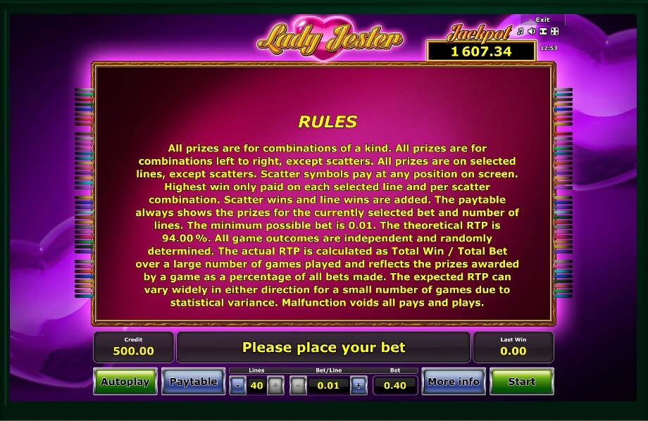 slot machines online lady jester